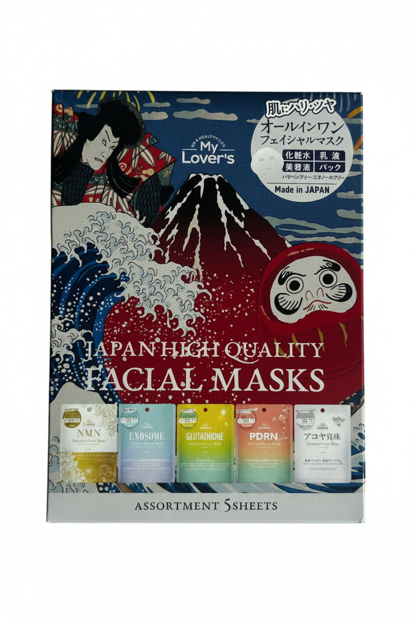 My Lover's All-in-One Premium Facial Mask Assortment – 5 Sheets