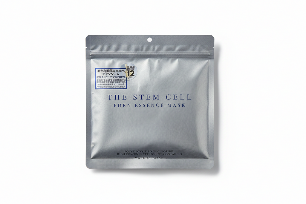 The Stem Cell Pore Essence Mask packaging on a white background